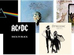 cuales son los 5 discos de rock más vendidos de la historia